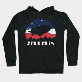 Zeppelin - Distressed Retro Design Hoodie